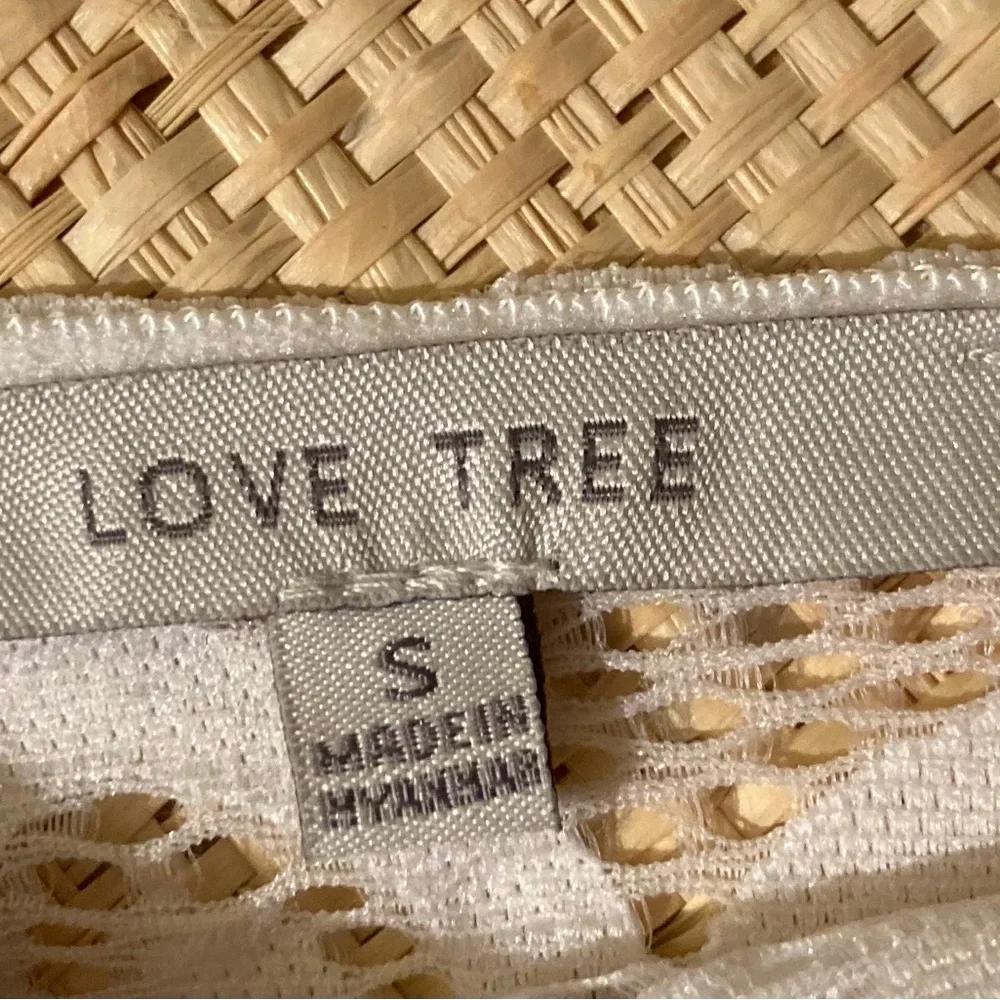 Love Tree White Lace Bralette
